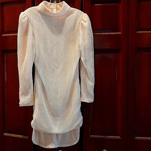 Soft Pink Sequin Dress